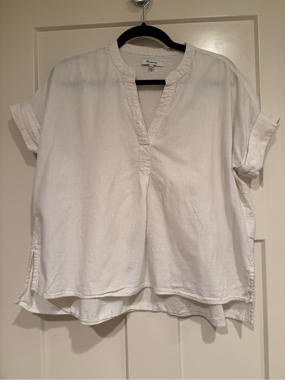 Madewell (Re)sponsible Lakeline Popover Shirt Sz S